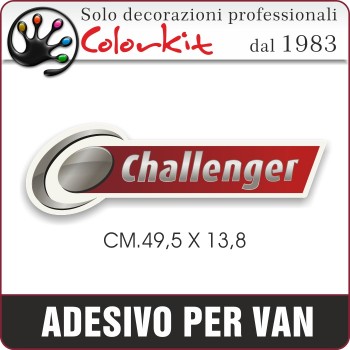 Adesivo Challenger 2 cm. 49,5x13,8 (VAN)