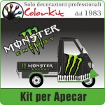 Kit Monster Energy per Ape car 50